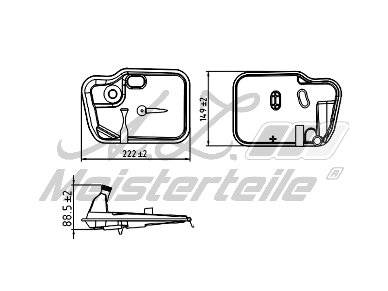 Hydraulic Filter, automatic transmission