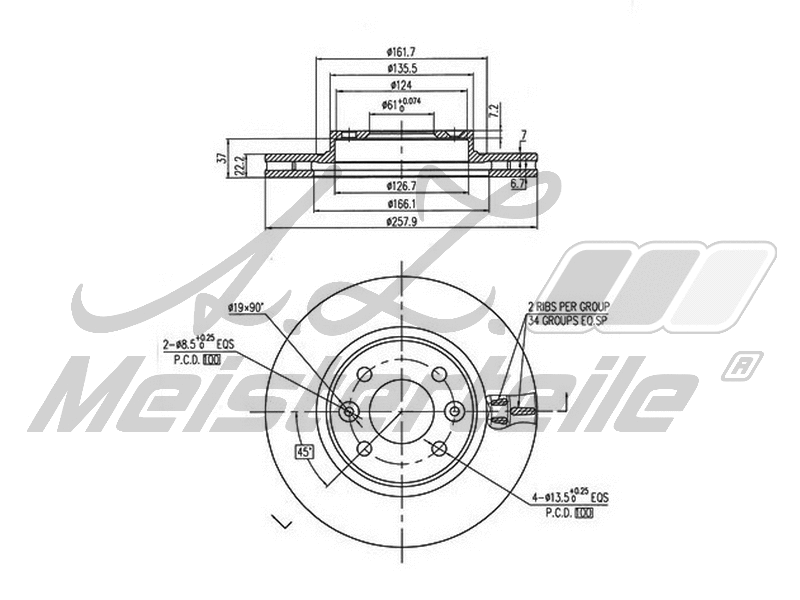 Brake Disc (AZMT-42-061-1066)