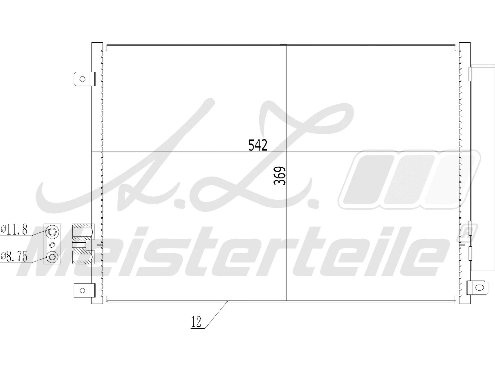 Condenser, air conditioning (AZMT-45-030-1449)