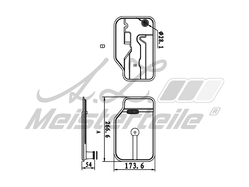 Hydraulic Filter, automatic transmission