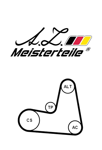 V-Ribbed Belt Set (AZMT-20-030-1055)