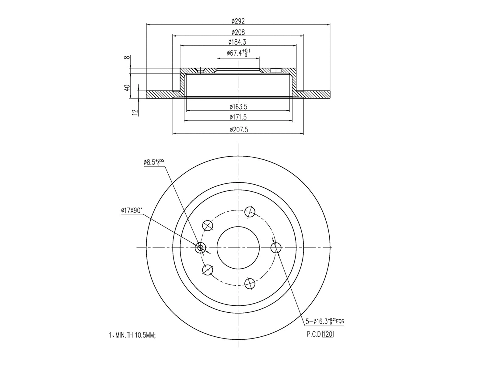 Brake Disc (AZMT-44-024-1397)