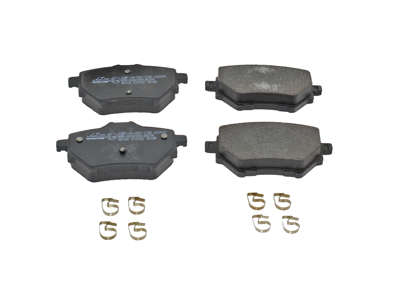 Brake Pad Set, disc brake (AZMT-44-022-1780)