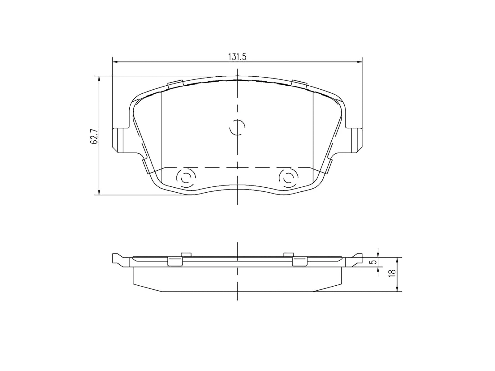 Brake Pad Set, disc brake (AZMT-44-022-1091)