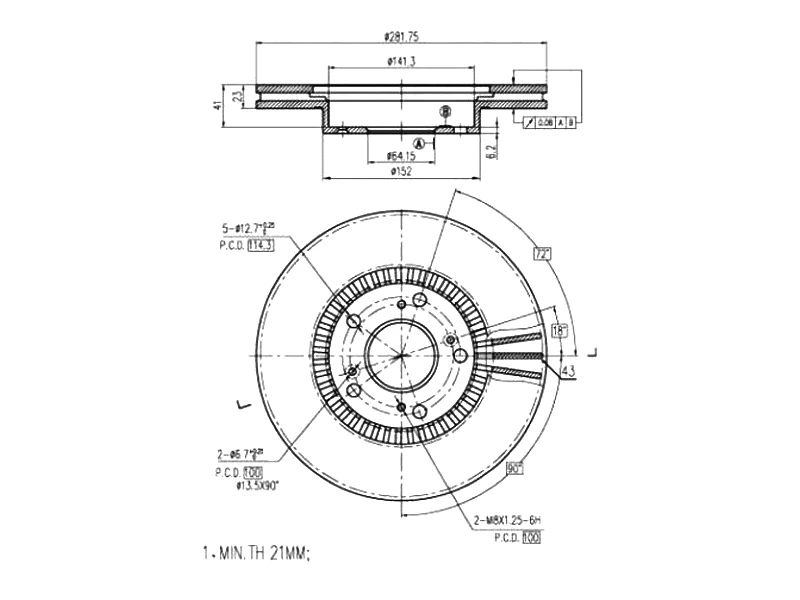 Brake Disc (AZMT-44-024-1246)