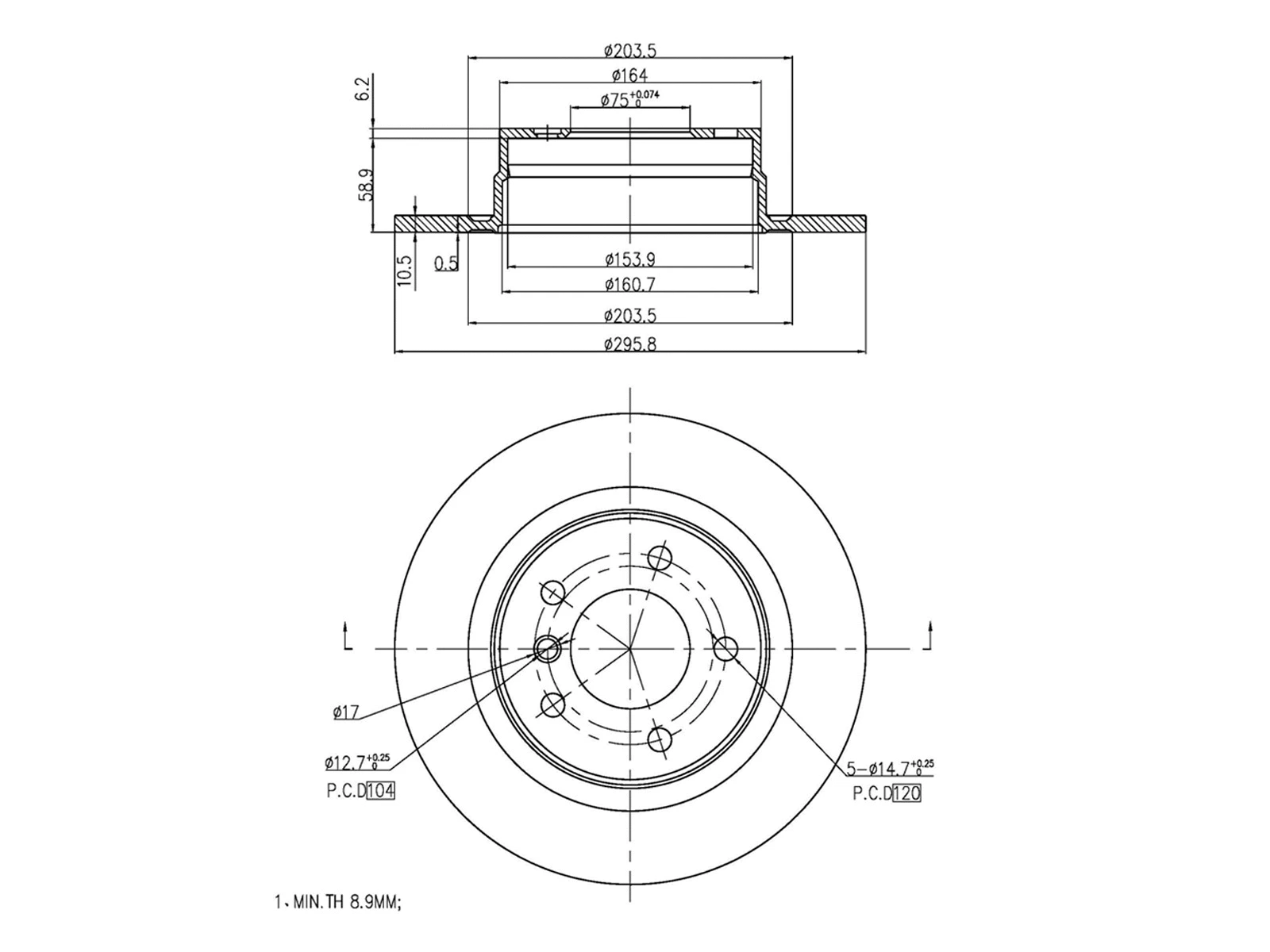 Brake Disc (AZMT-44-024-1138)