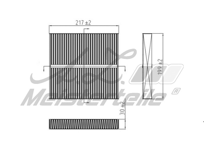 Filter, cabin air (AZMT-41-010-1570)