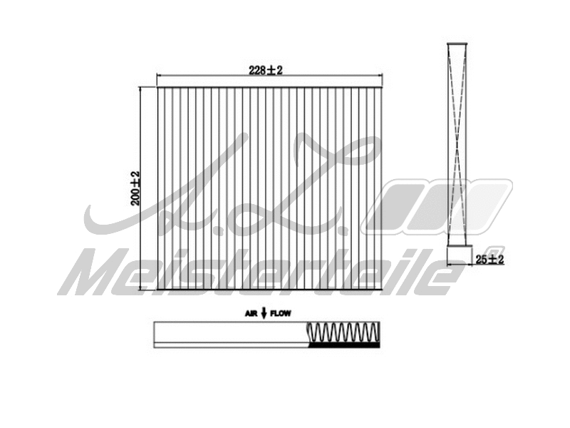 Filter, cabin air (AZMT-41-010-1713)