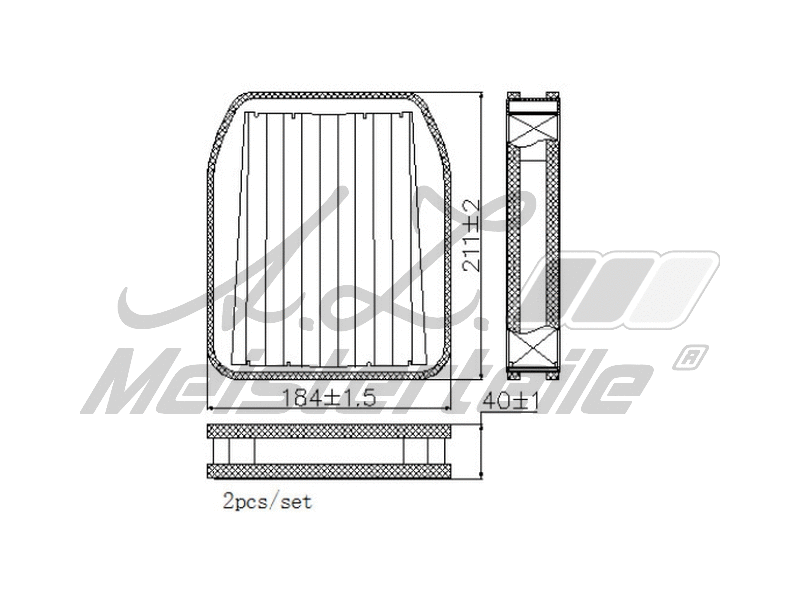 Filter, cabin air (AZMT-41-010-1748)