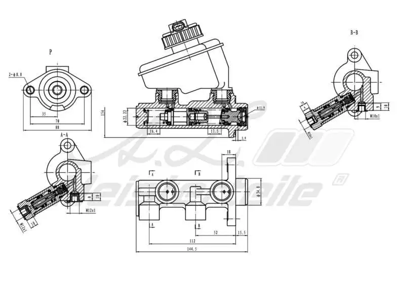 Brake Master Cylinder (AZMT-44-110-1131)