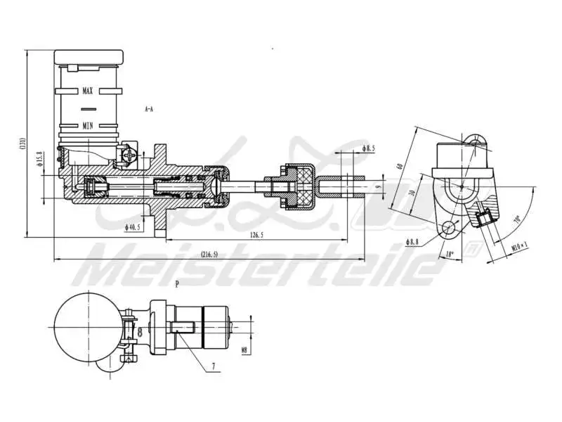 Master Cylinder, clutch