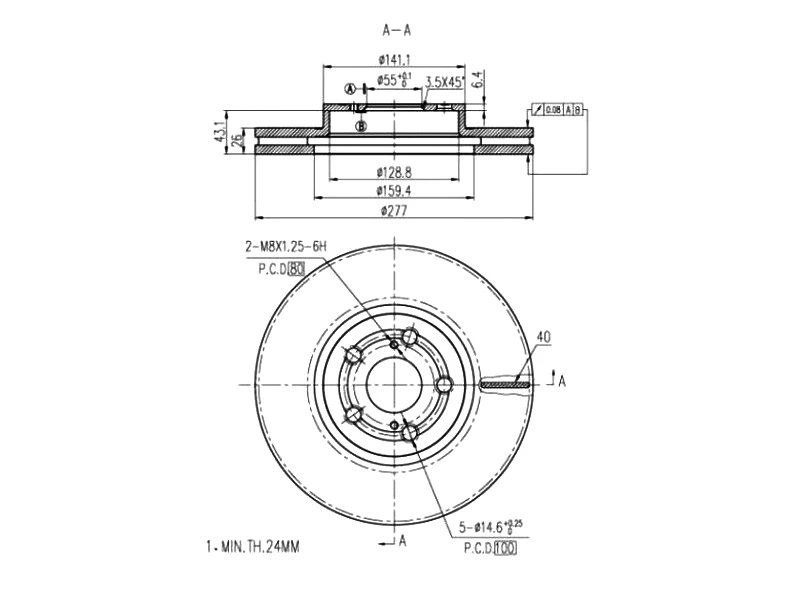 Brake Disc (AZMT-44-024-1252)