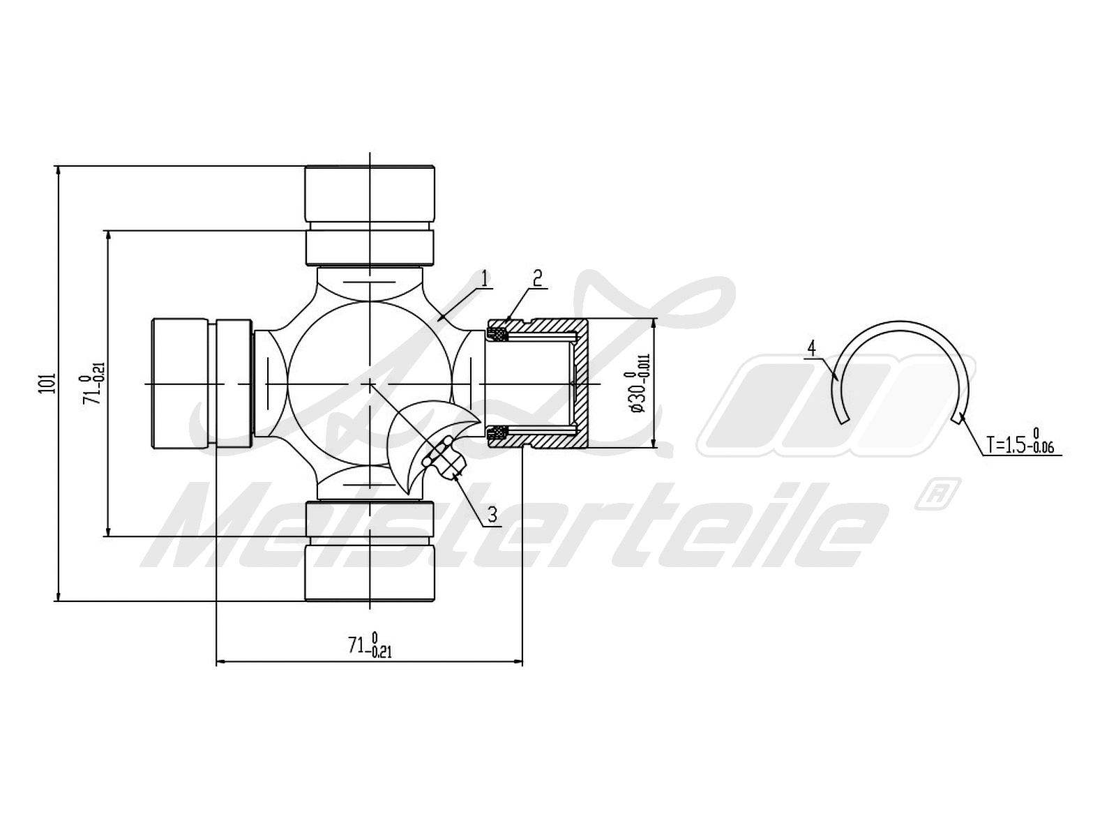 Joint, propshaft
