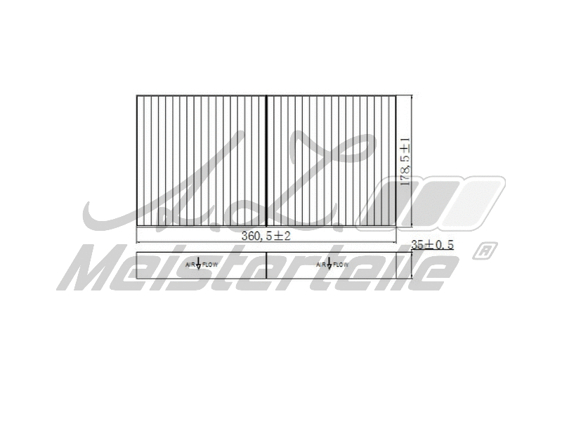 Filter, cabin air (AZMT-41-010-1751)