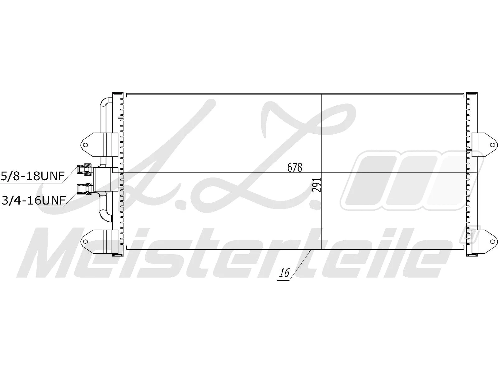 Condenser, air conditioning (AZMT-45-030-1356)