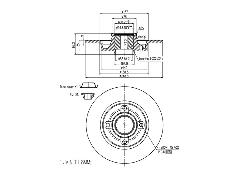 Brake Disc (AZMT-44-024-1259)