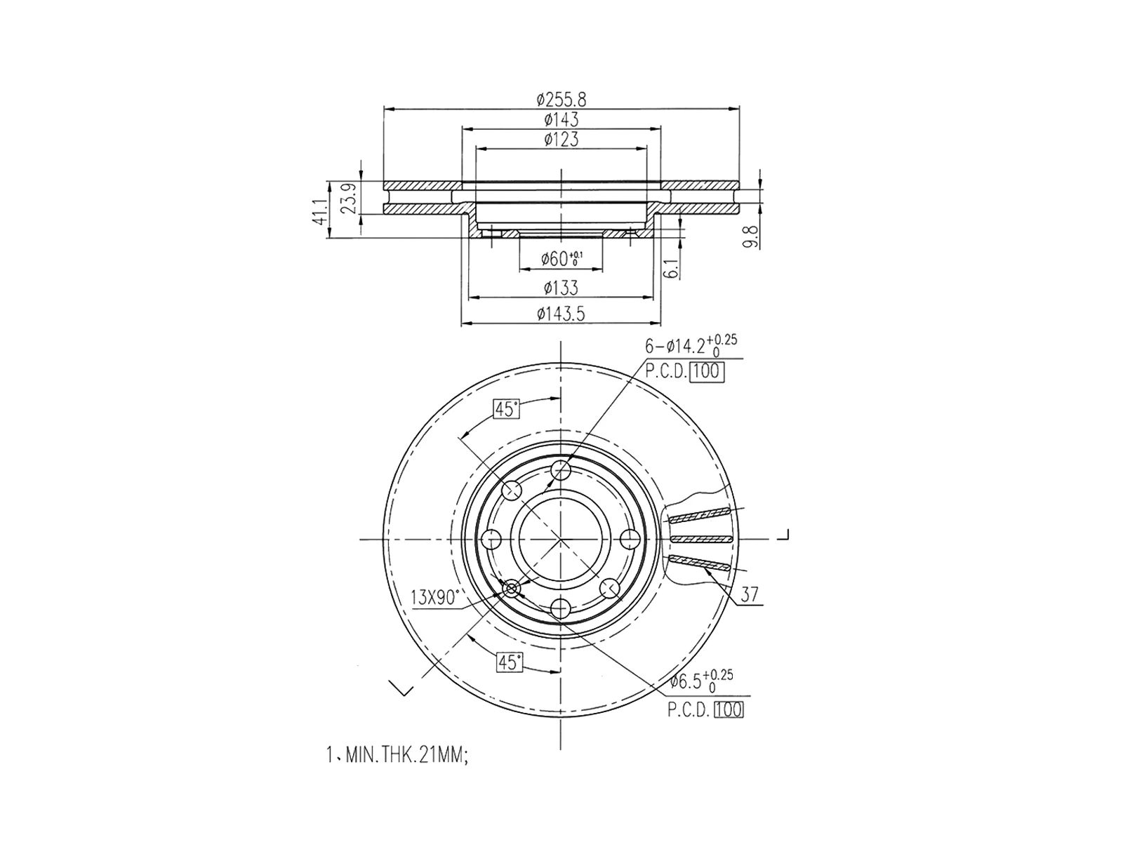 Brake Disc (AZMT-44-024-1030)