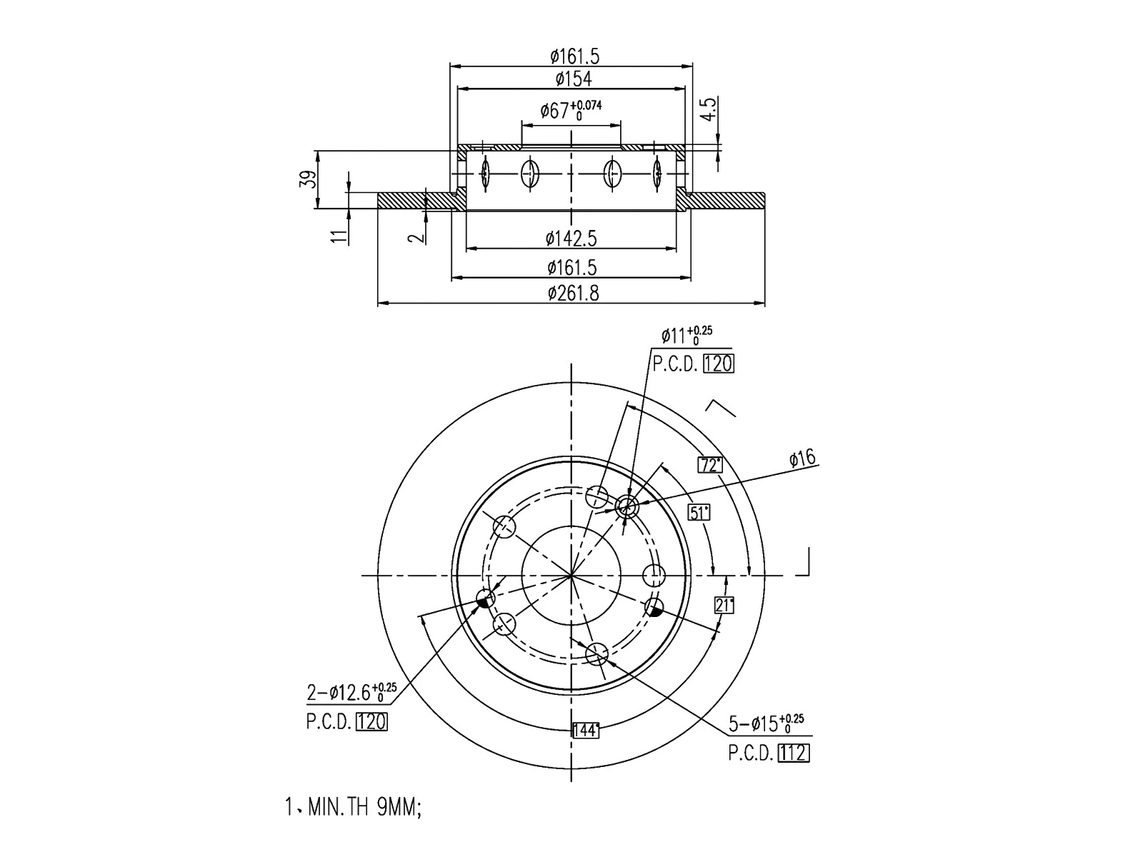 Brake Disc (AZMT-44-024-1004)