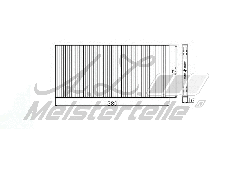 Filter, cabin air (AZMT-41-010-1603)