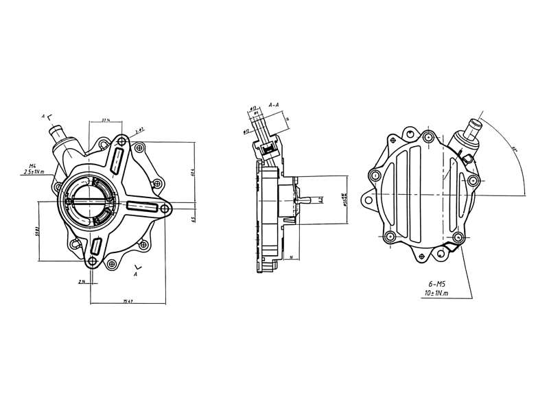 Vacuum Pump, braking system (AZMT-44-130-1039)