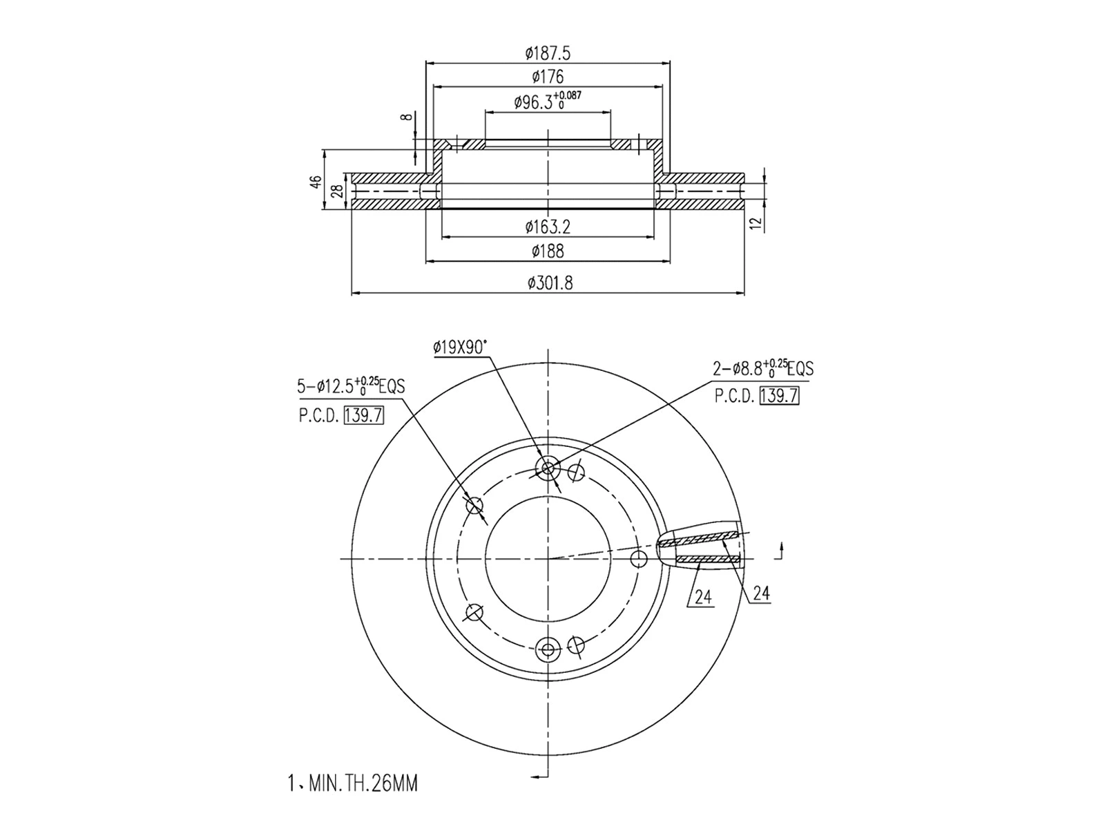 Brake Disc (AZMT-44-024-1178)