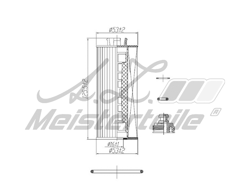 Oil Filter (AZMT-41-040-1343)