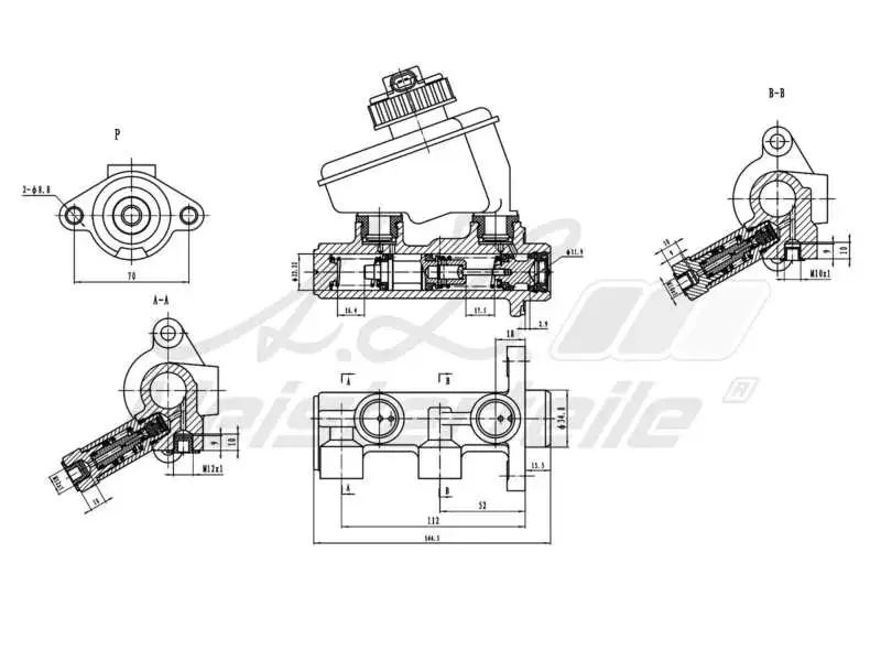 Brake Master Cylinder (AZMT-44-110-1048)