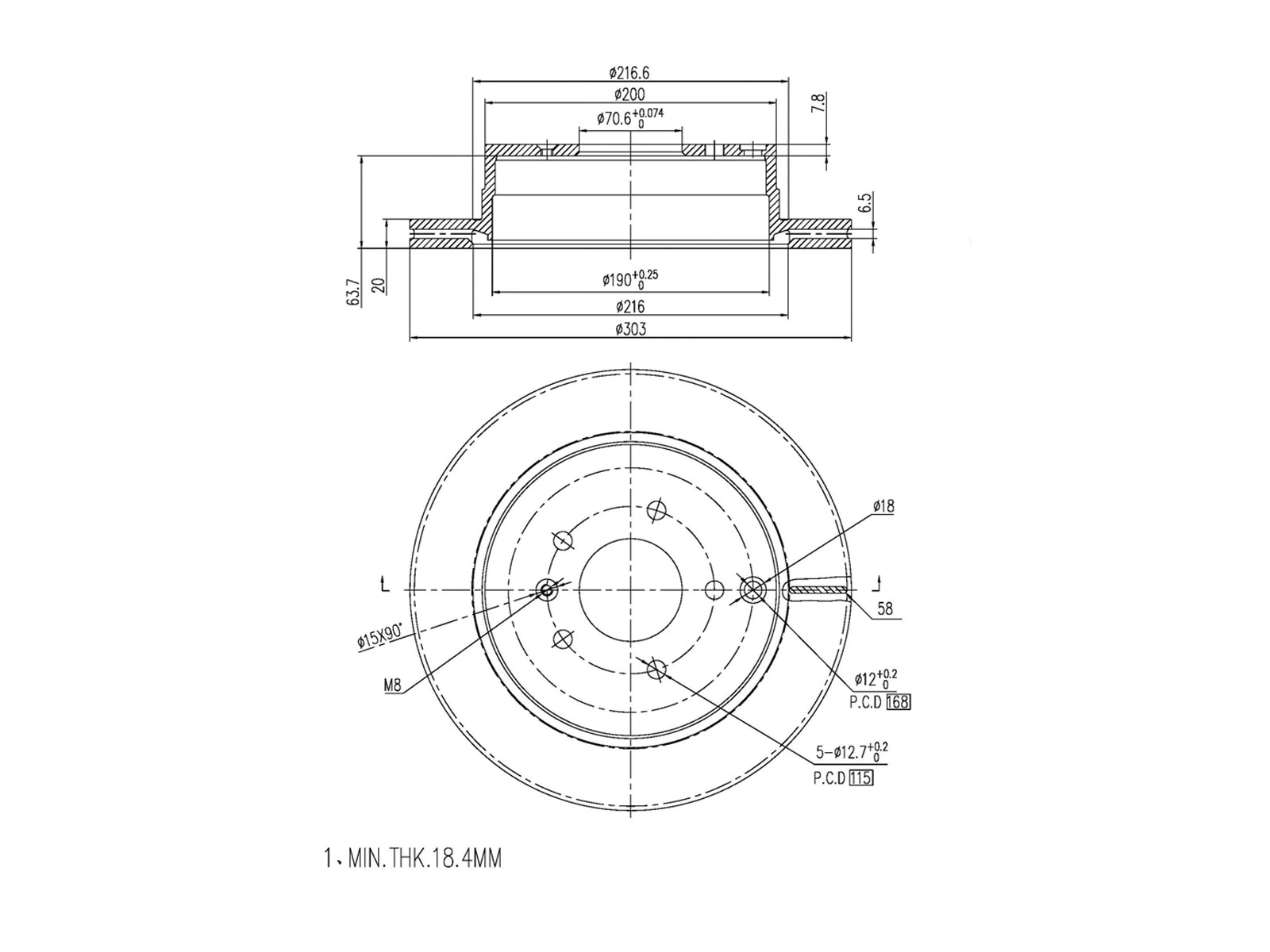 Brake Disc (AZMT-44-024-1338)
