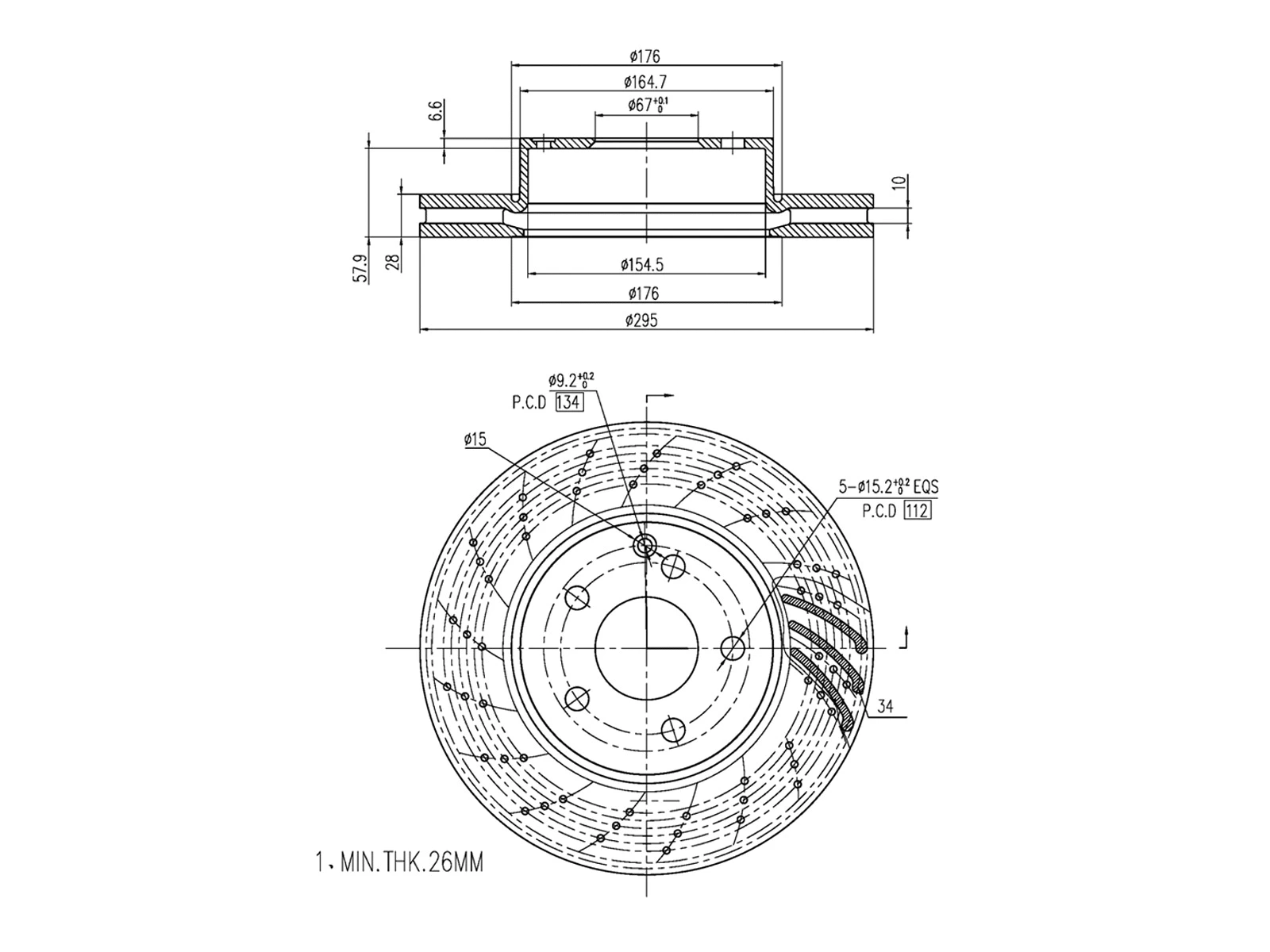 Brake Disc (AZMT-44-024-1350)