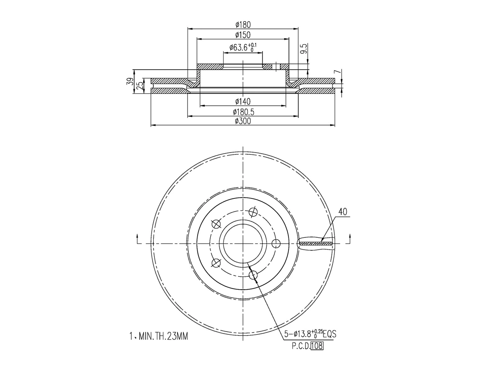 Brake Disc (AZMT-44-024-1133)