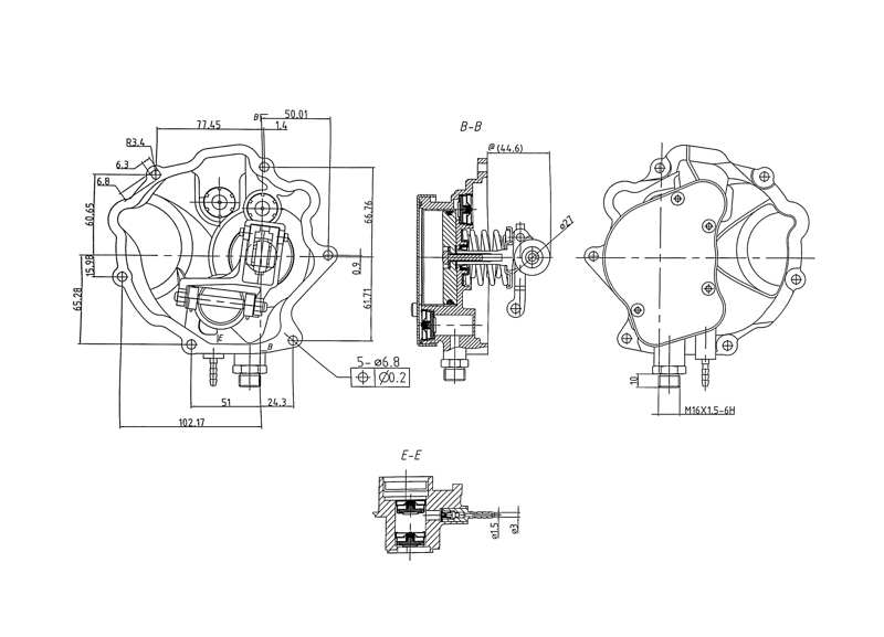 Vacuum Pump, braking system (AZMT-44-130-1022)