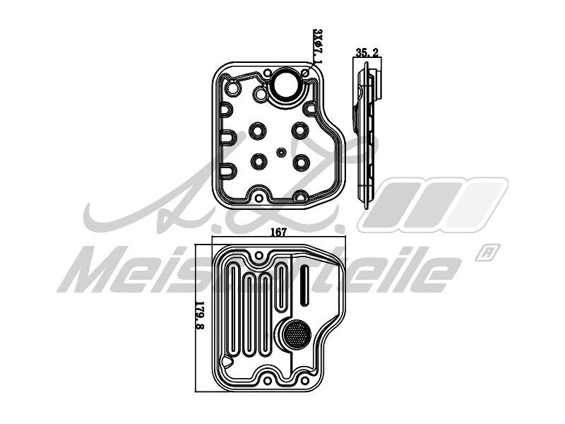 Hydraulic Filter, automatic transmission