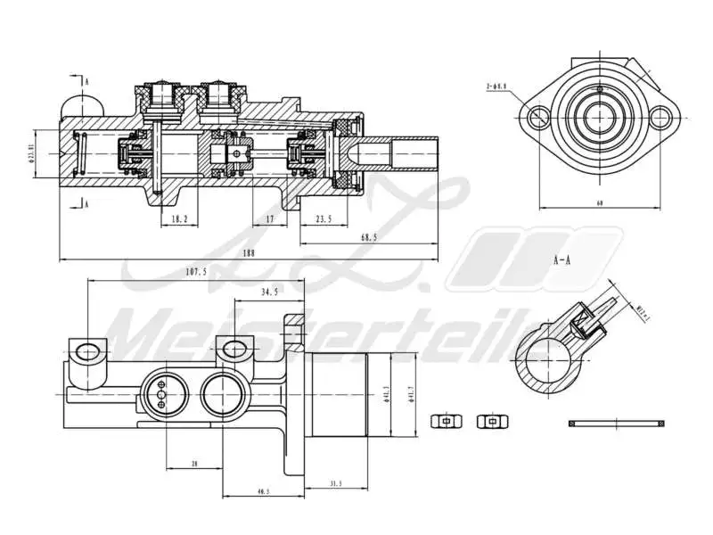 Brake Master Cylinder (AZMT-44-110-1099)