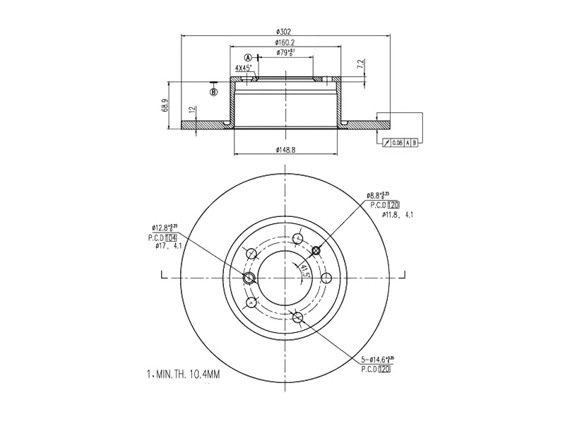 Brake Disc (AZMT-44-024-1415)