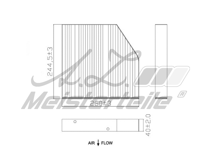 Filter, cabin air (AZMT-41-010-1589)