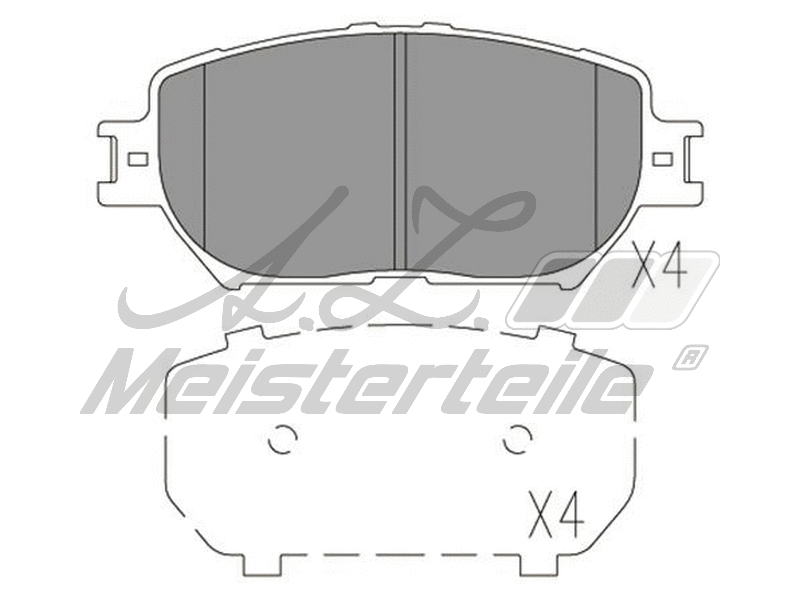 Brake Pad Set, disc brake (AZMT-44-022-2290)