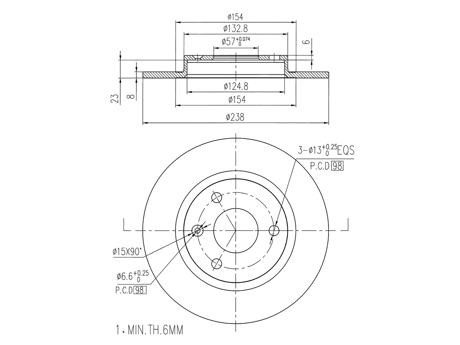 Brake Disc (AZMT-44-024-1195)