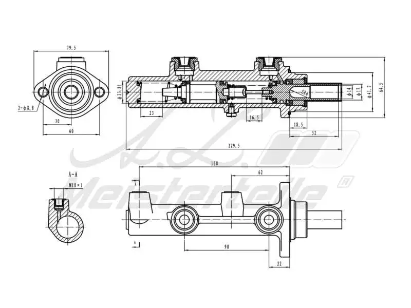 Brake Master Cylinder (AZMT-44-110-1077)