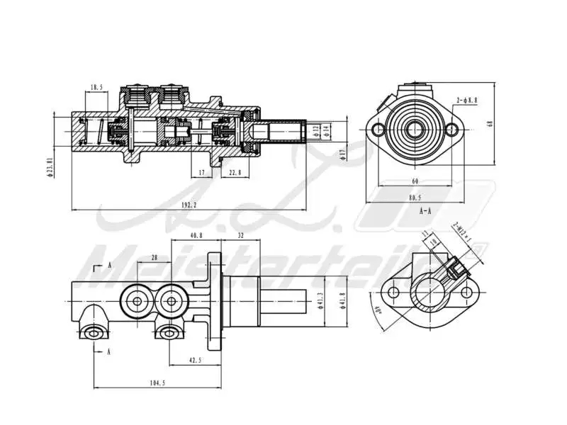 Brake Master Cylinder (AZMT-44-110-1074)