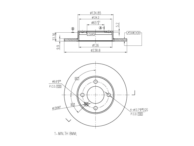 Brake Disc (AZMT-44-024-1002)