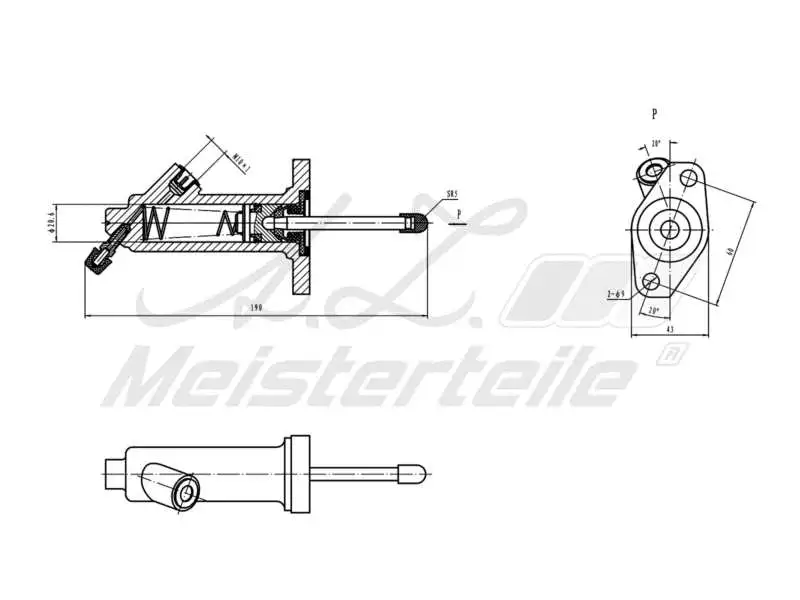 Slave Cylinder, clutch