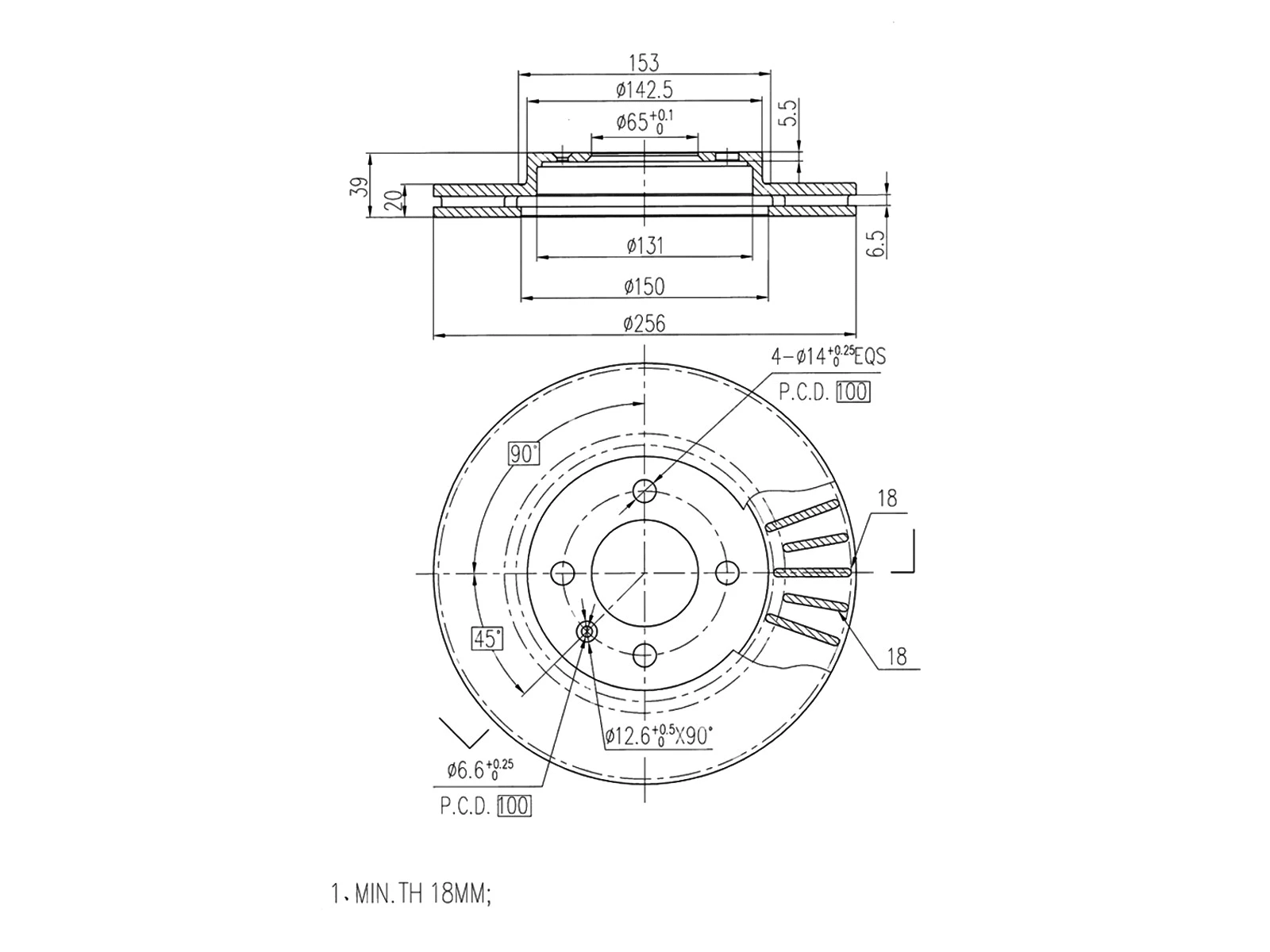 Brake Disc (AZMT-44-024-1413)