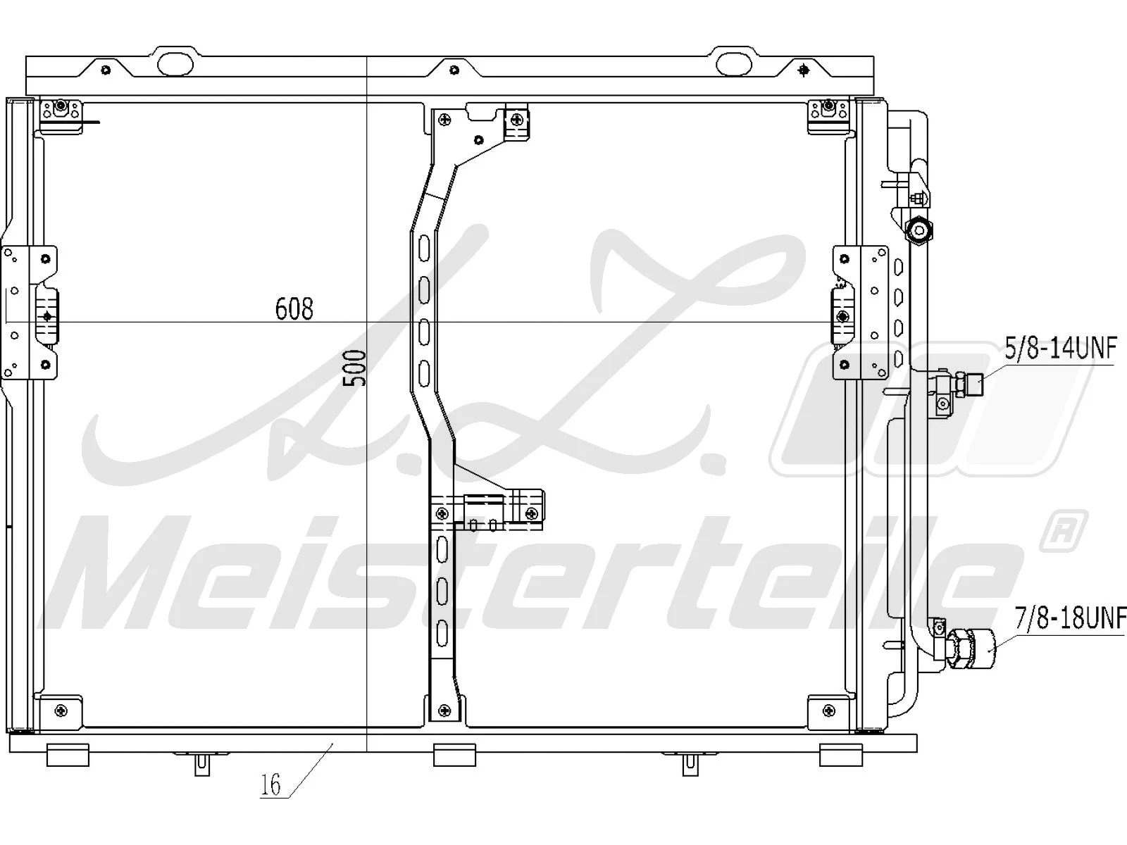 Condenser, air conditioning (AZMT-45-030-1430)