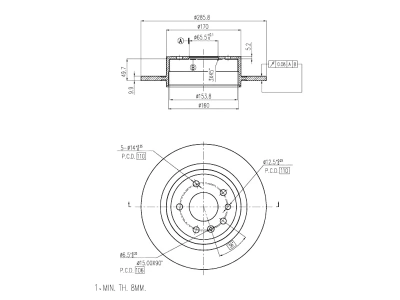 Brake Disc (AZMT-44-024-1061)