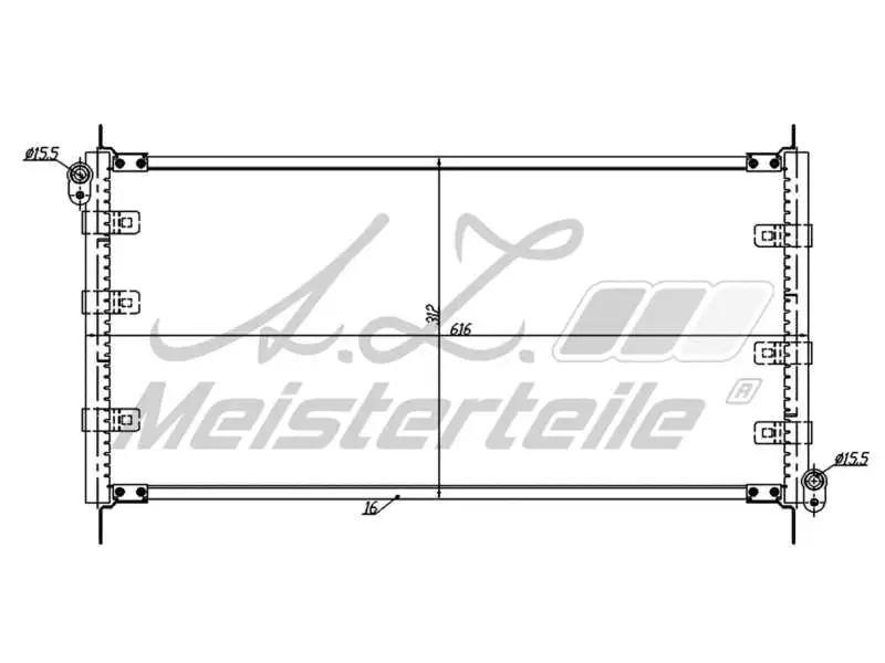Condenser, air conditioning (AZMT-45-030-1687)