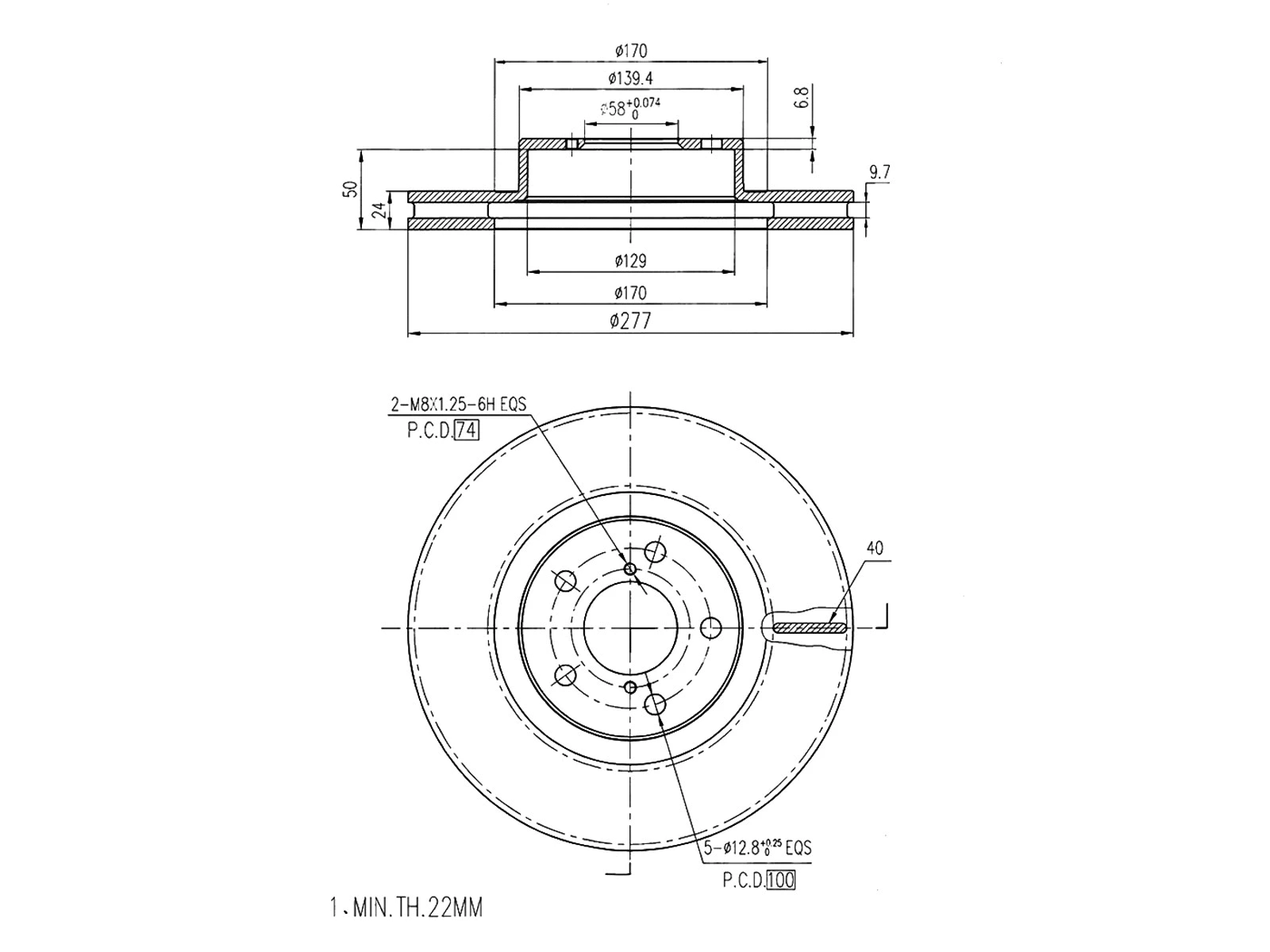 Brake Disc (AZMT-44-024-1481)