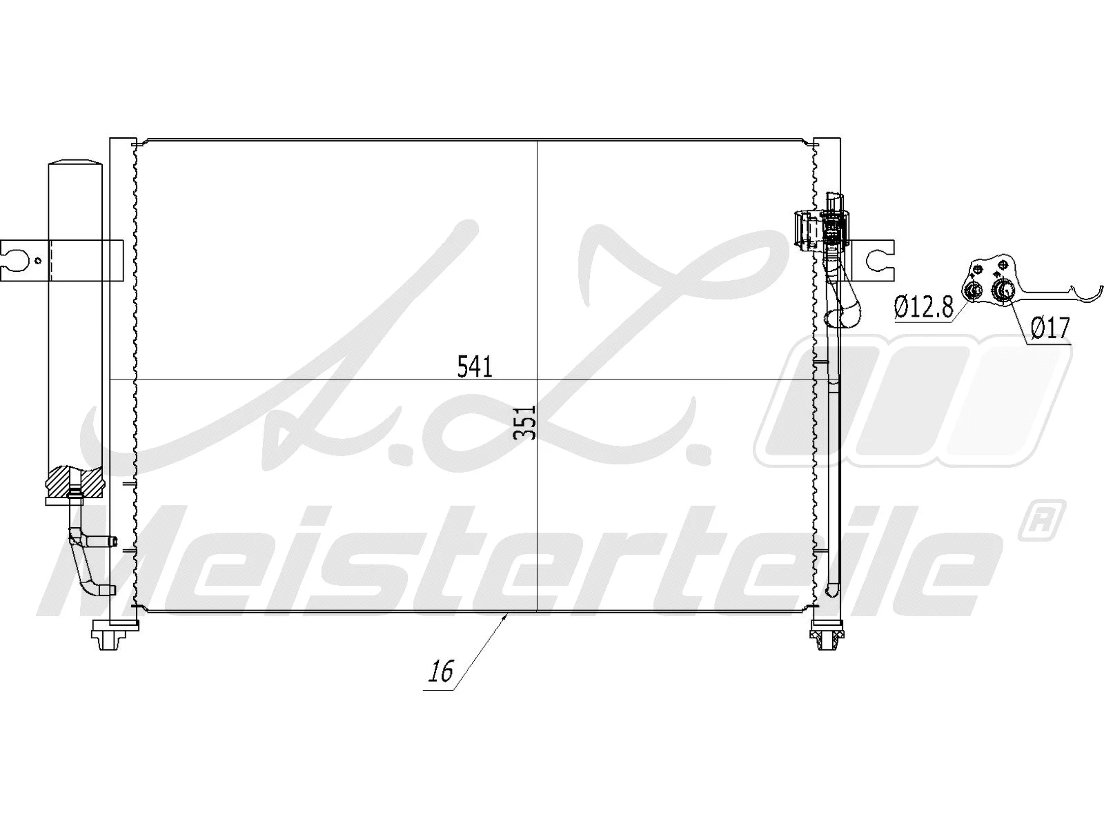 Condenser, air conditioning (AZMT-45-030-1380)