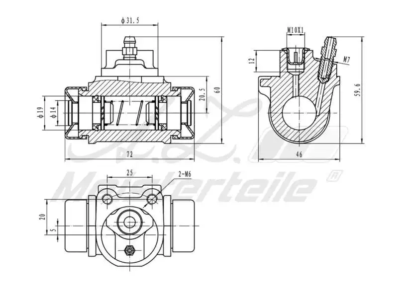 Wheel Brake Cylinder
