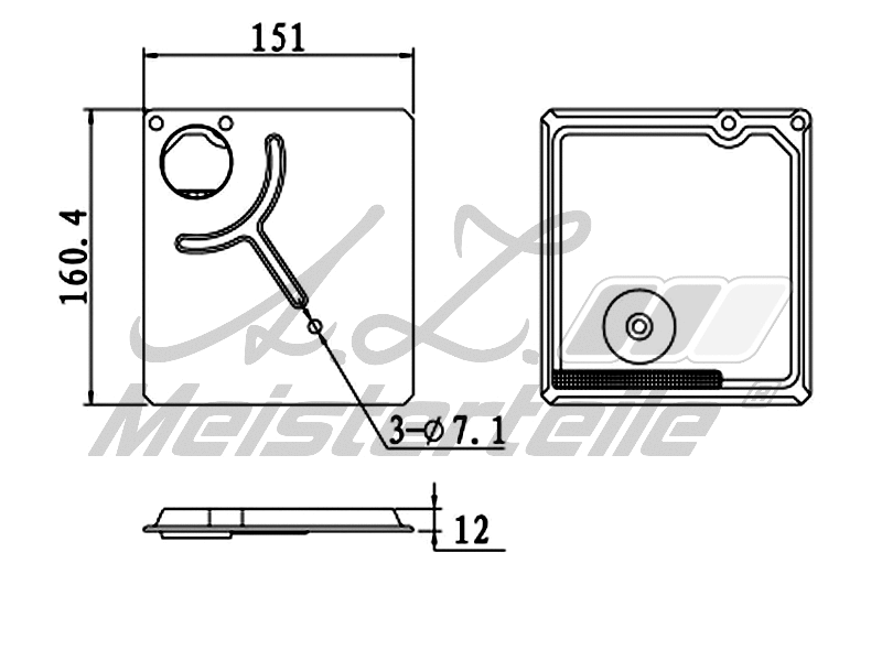 Hydraulic Filter, automatic transmission