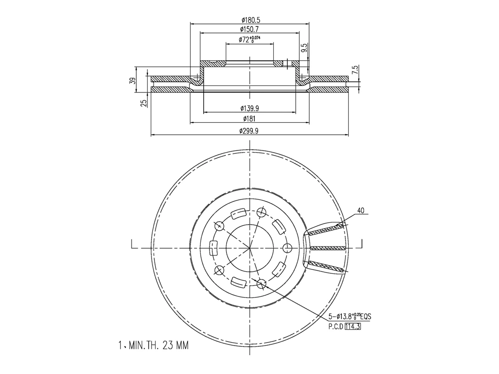 Brake Disc (AZMT-44-024-1192)